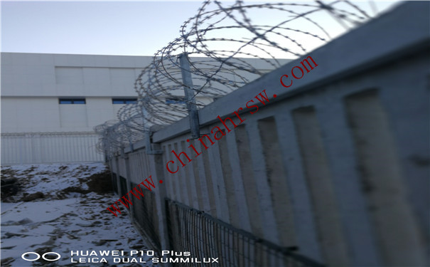高铁刀片刺绳安装效果图